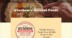 Desktop Screenshot of abrahamsnatural.com