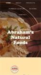 Mobile Screenshot of abrahamsnatural.com